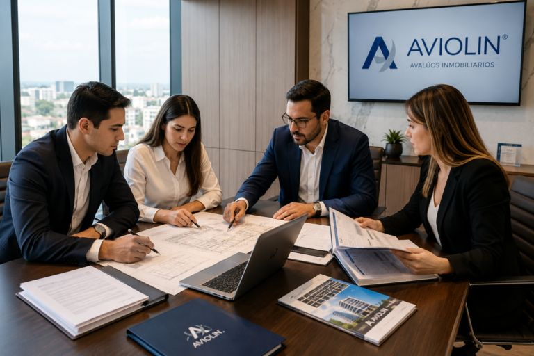 Reunión técnica y legal para avalúo inmobiliario especializado en Guayaquil Ecuador